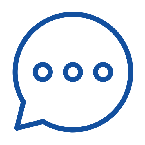 Ícono de mensaje representando el primer contacto con la agencia